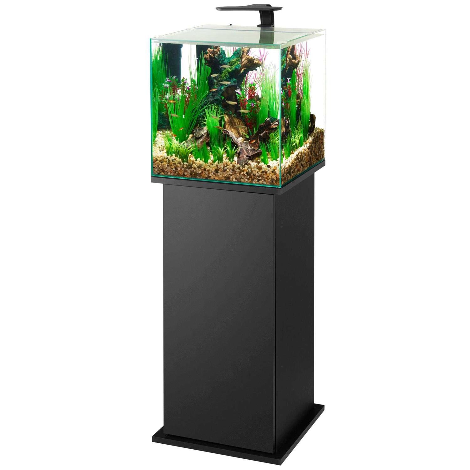 Black Pedestal Aquarium Stand Y383940