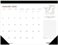 18.5 x 13 Inches Monthly Desk Pad Calendar Q198