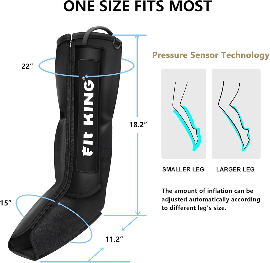 Leg Compression Boots Massager for Foot and Calf Recovery U131