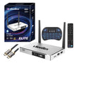 Smart Android TV Box with Voice Remote Control, Backlit Mini Keyboard and 8K HDMI Cable (4G RAM+ 128G ROM) S5205