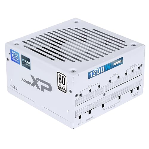 850w White ATX 3.0 PCIE 5.0 80Plus Platinum Full Modular Power Supply V42474
