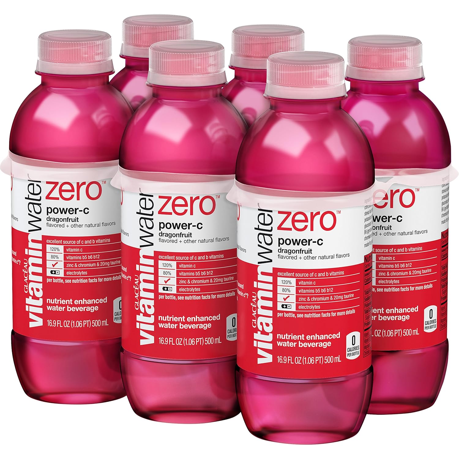 16.9 fl oz 6 Pack Vitaminwater Zero X81900