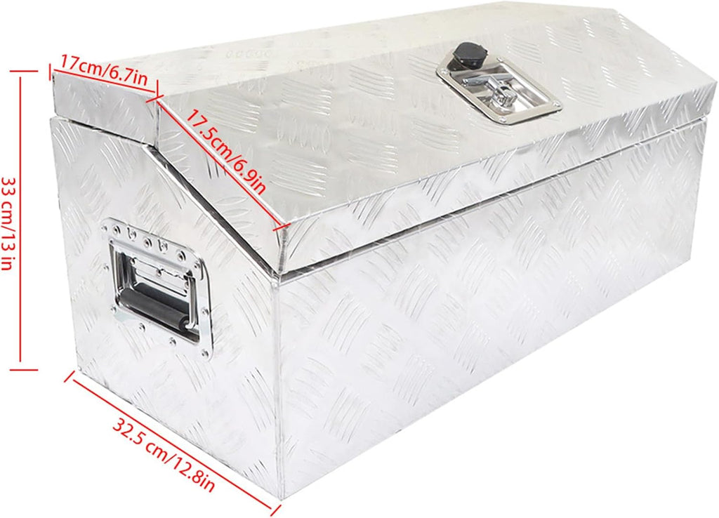 Silver Aluminum Pickup Truck Bed Tool Box J803802