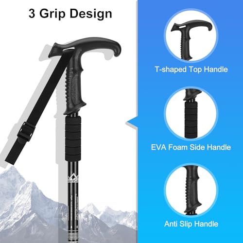 2 Pack Lightweight Aluminum Trekking Poles V8732