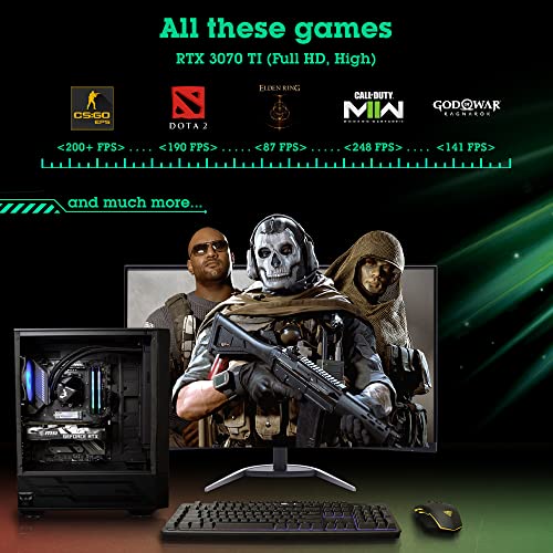 AMD Ryzen 5 5600G 16GB 512GB SSD Desktop Gaming Computer C15982