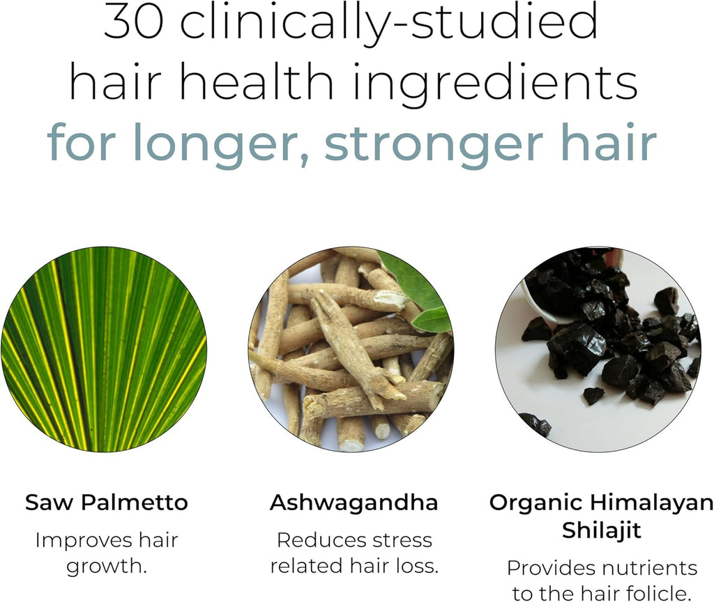 Hair Supplement - Collagen Hair Growth Pills - 120 Capsules O1297