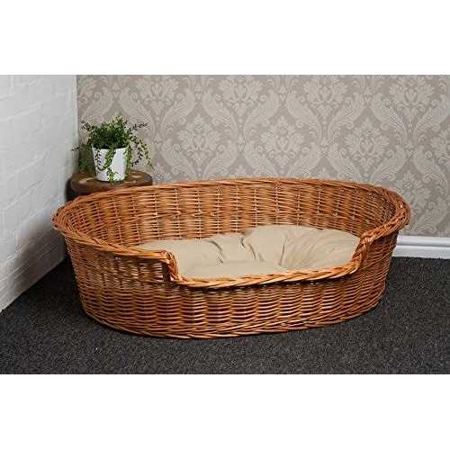 Wicker Dog Bed Basket K235480