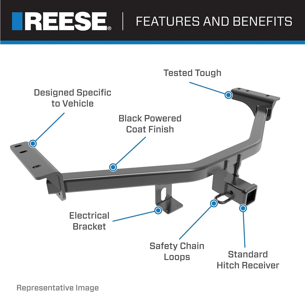 Class III Custom-Fit Hitch with 2" Square Receiver opening N814