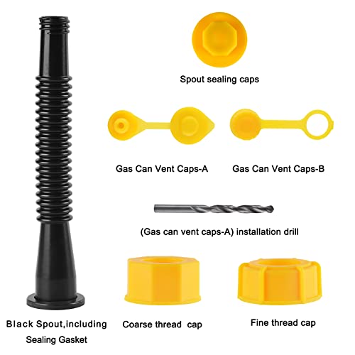 Black Gas Can Nozzle Replacement Kit D607