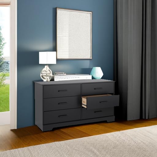 Brown 6-Drawer Double Dresser S6391