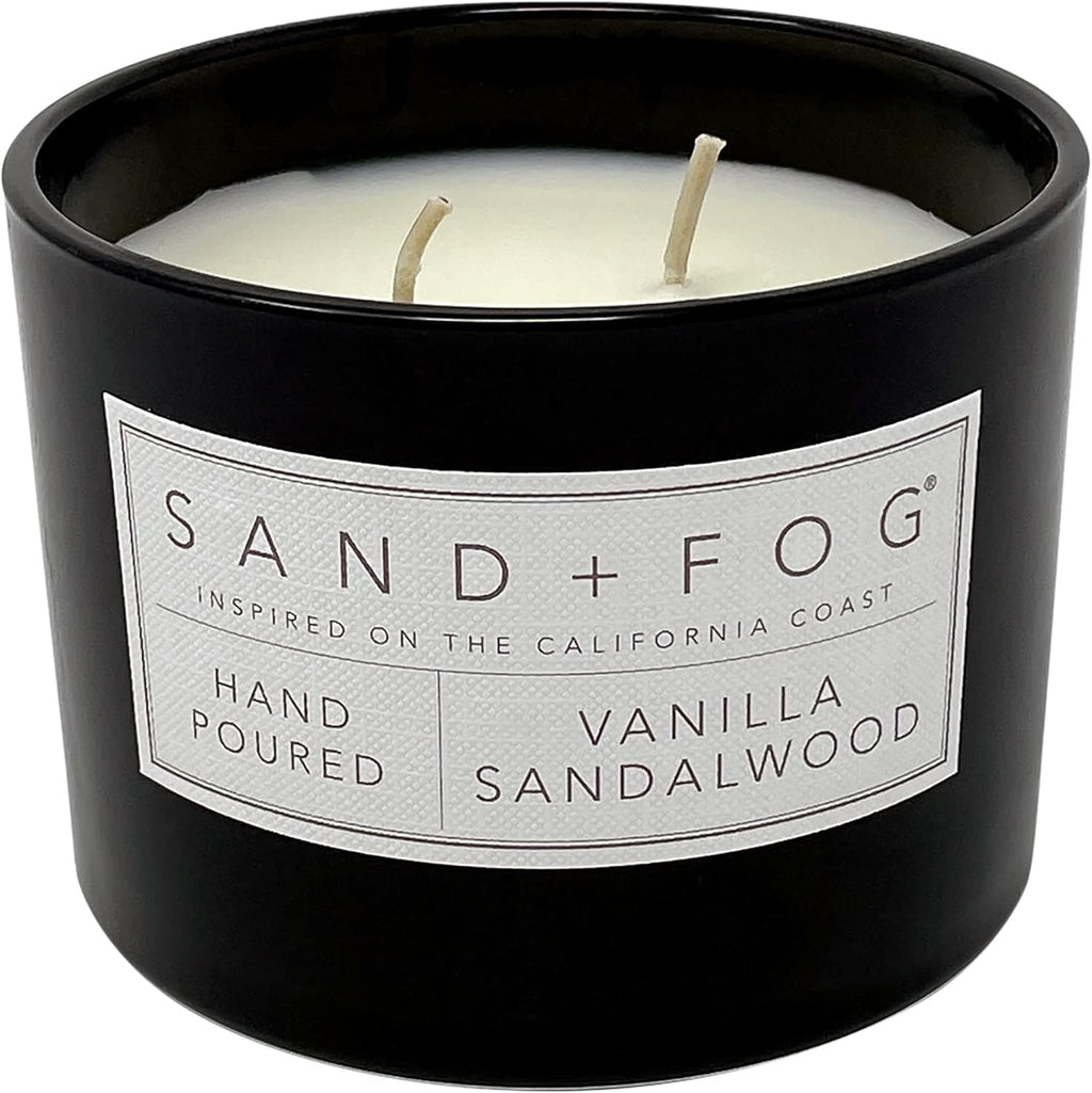 Vanilla Sandalwood Scented Candle, 12oz H6995