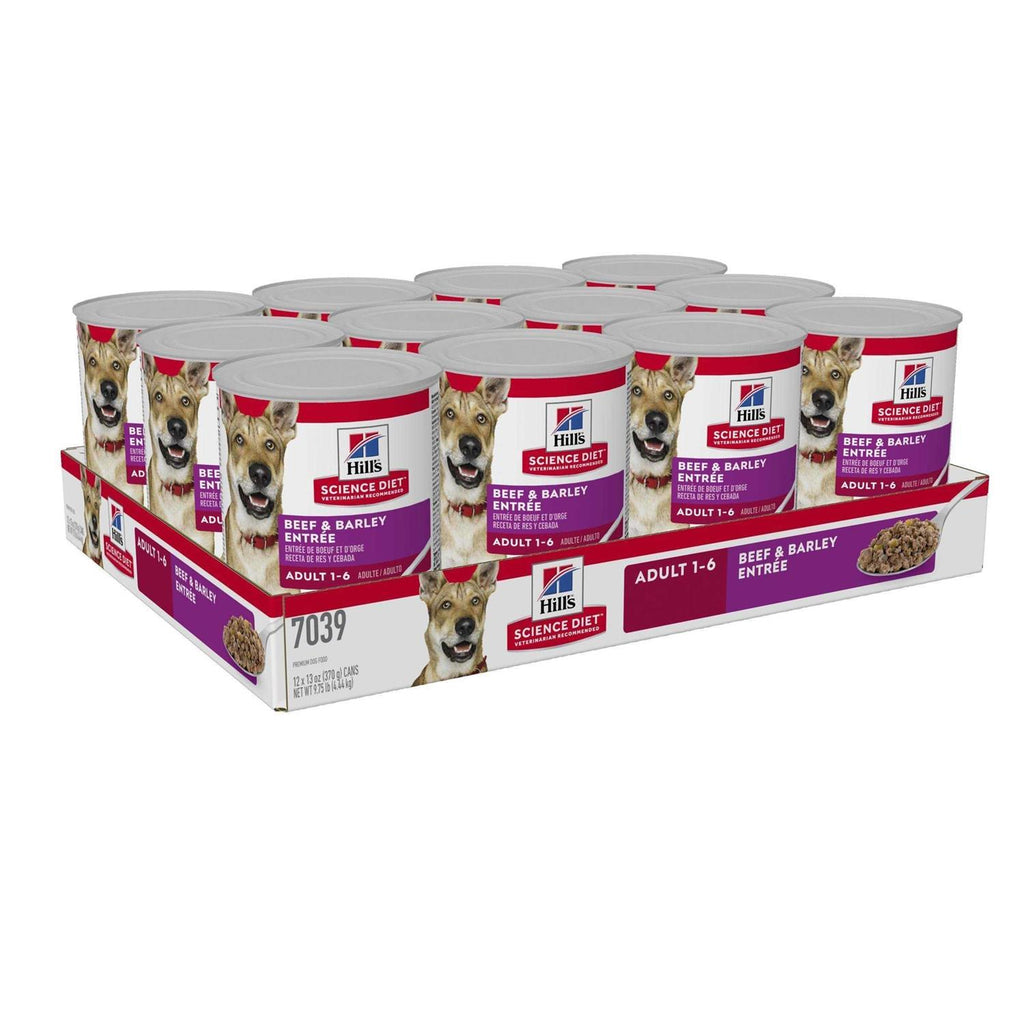 Adult Beef & Barley Entree Dog Food S43290
