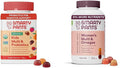 Organic Kids Multivitamin Gummies with Probiotics, Omega 3, Vitamin D3, C, B12 & Women's Multivitamin Gummies with Omega 3 Fish Oil, Methylfolate, CoQ10 X582665