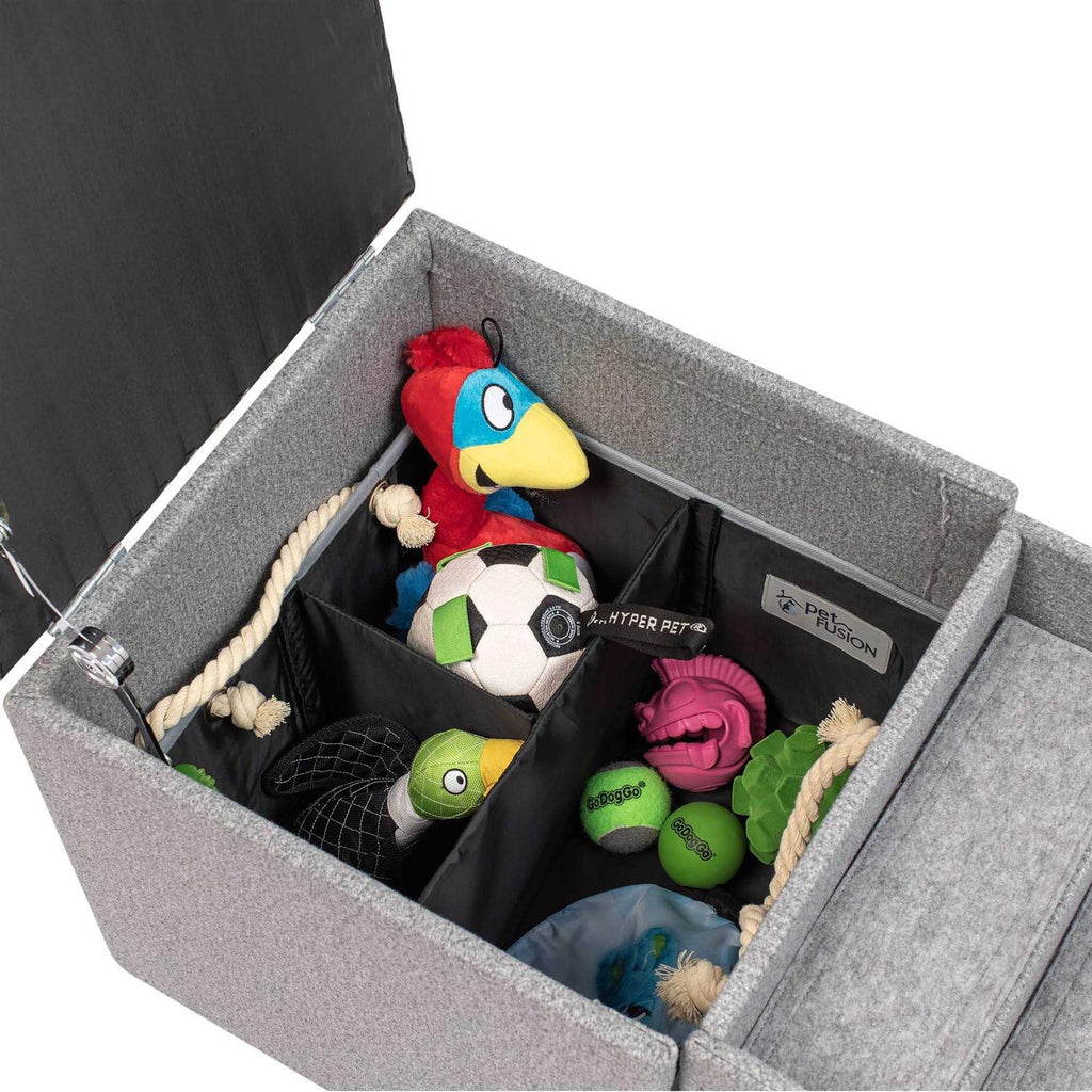 Pet Stairs Foldaway Cat Dog Steps Ottoman Dog Toy Basket Storage D380