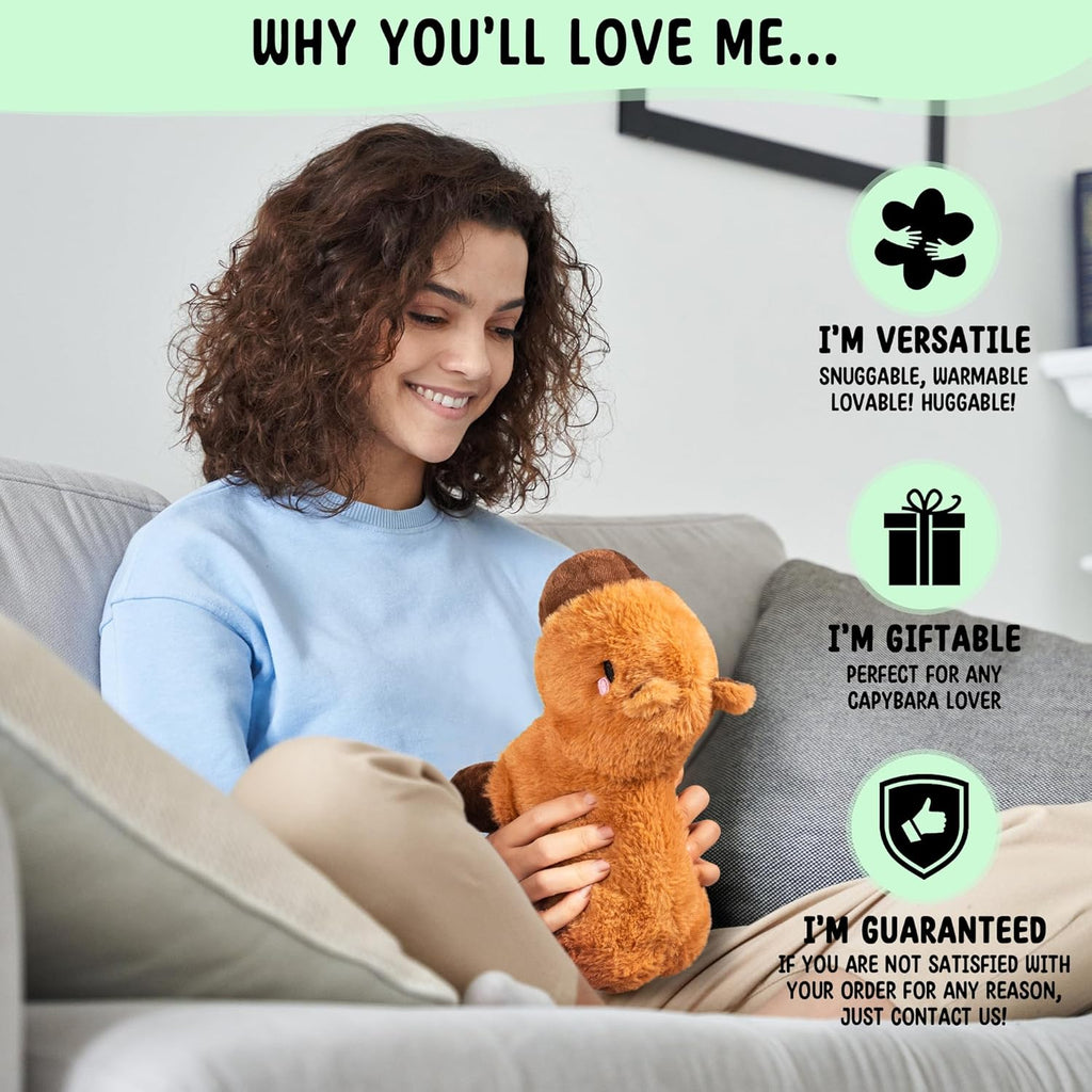 1.5 lbs Unscented Heating Pad Plush Stuffed Animal U62710