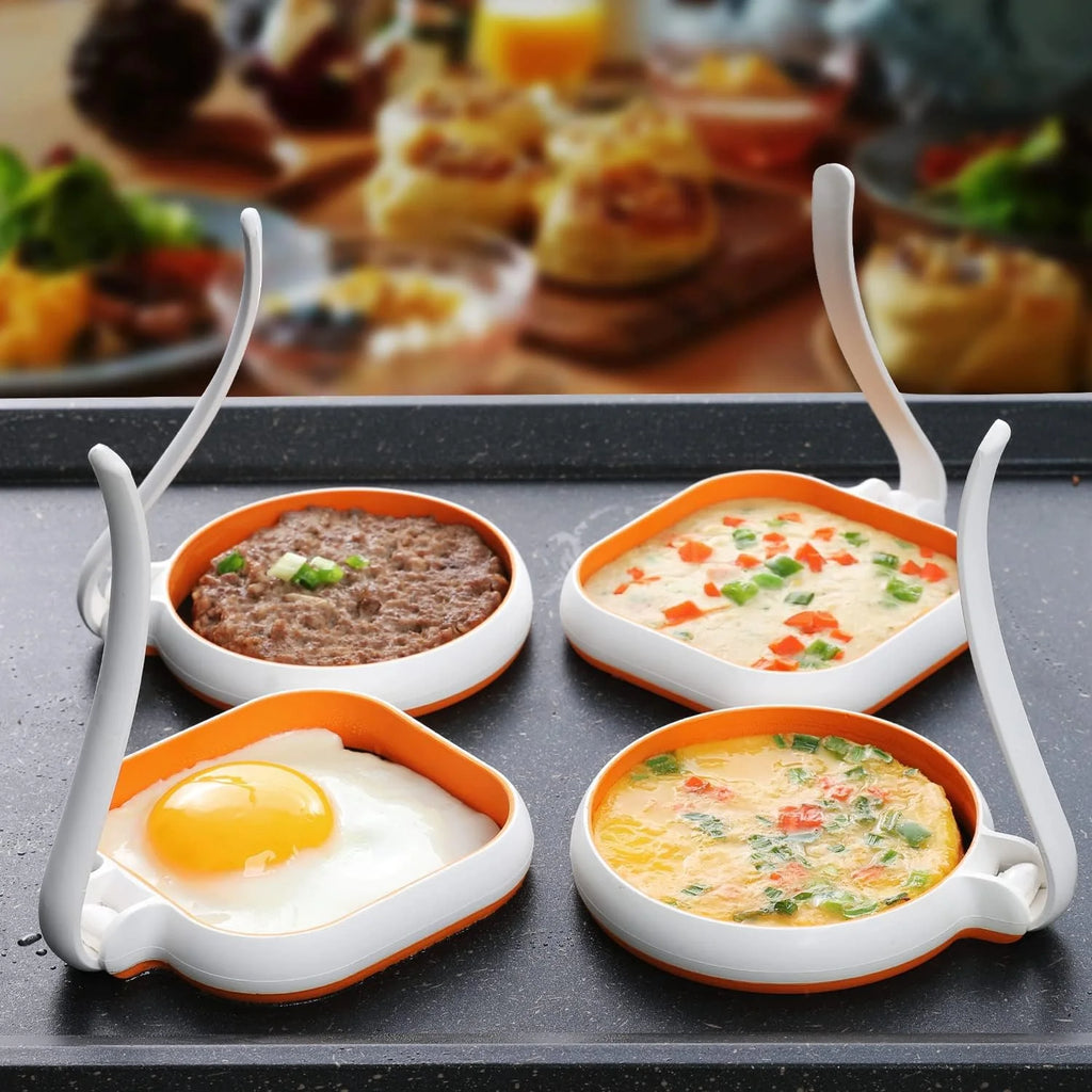 Non Stick Silicone Egg Rings V34895