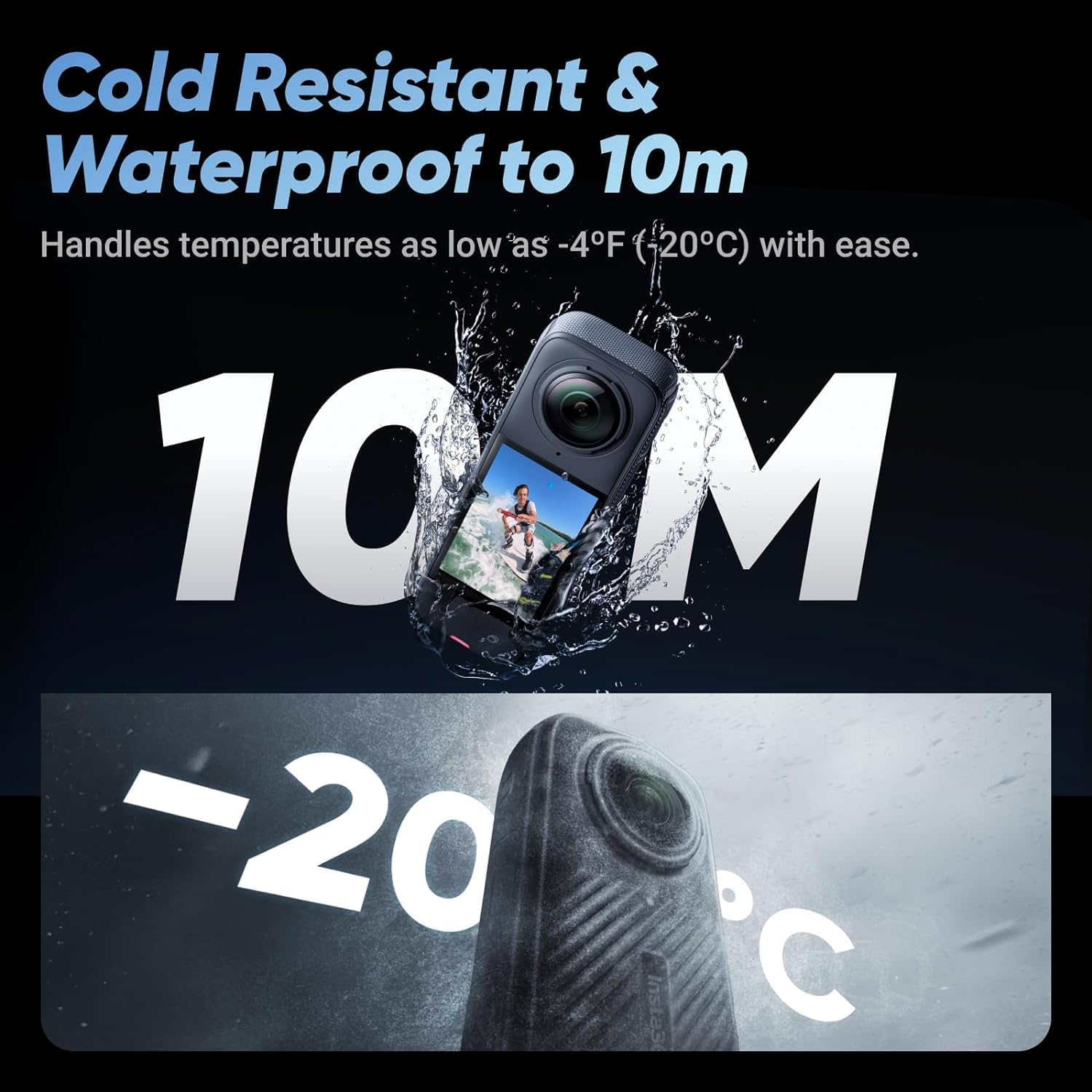 Waterproof 8K 360 Action Helmet Camera with Extra Battery Y866