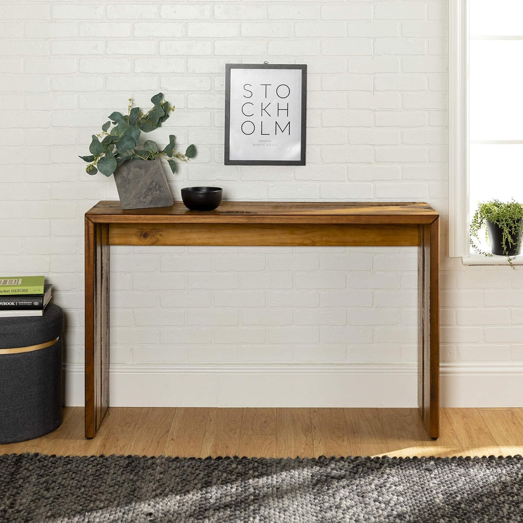 60 Inch Grey Solid Wood TV Stand Q3359