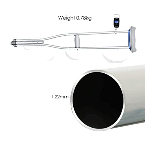 Adjustable Height Stainless Steel Crutches Q780