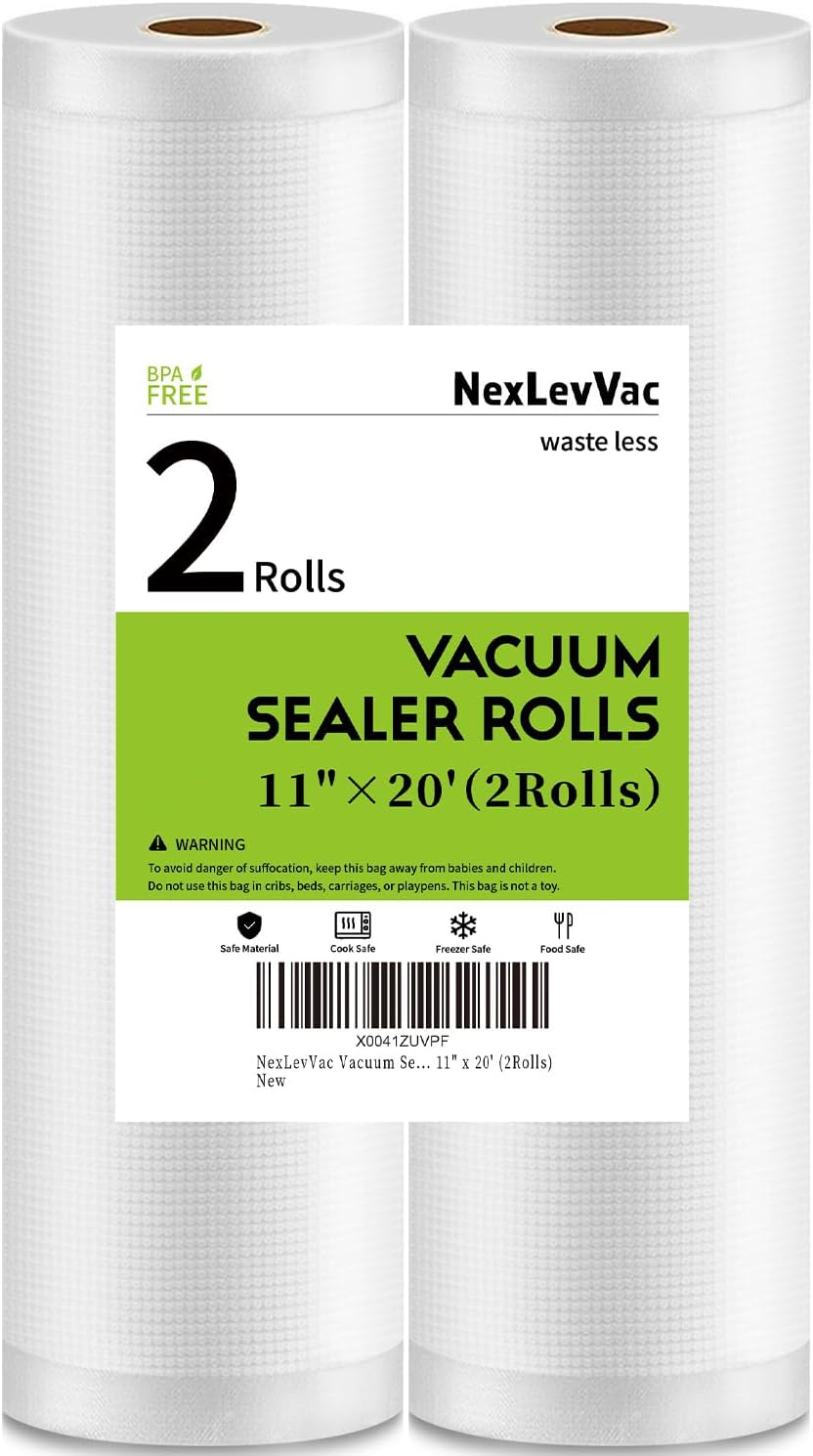 11"x20' Rolls 2 Pack Vacuum Sealer Bags T710
