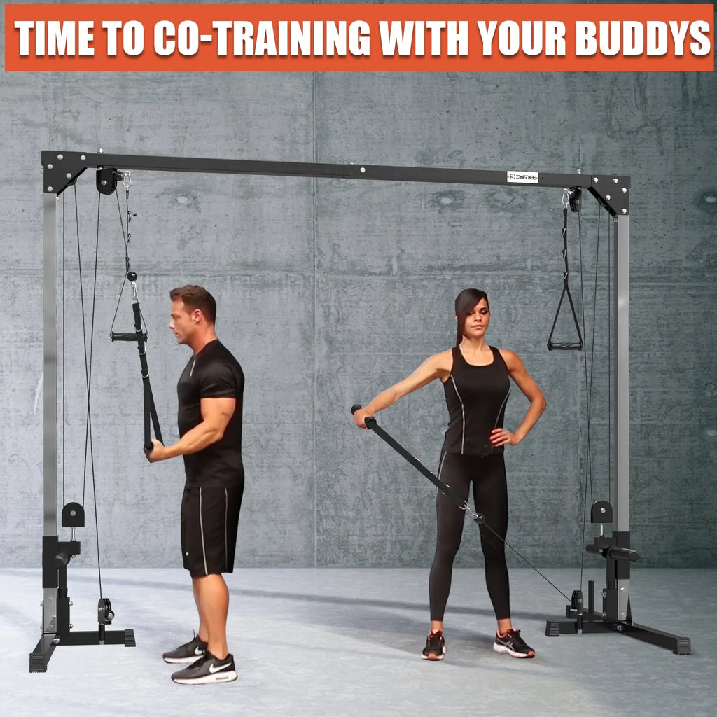 400lbs Plate Loaded Dual Pulley Cable Machine T490008