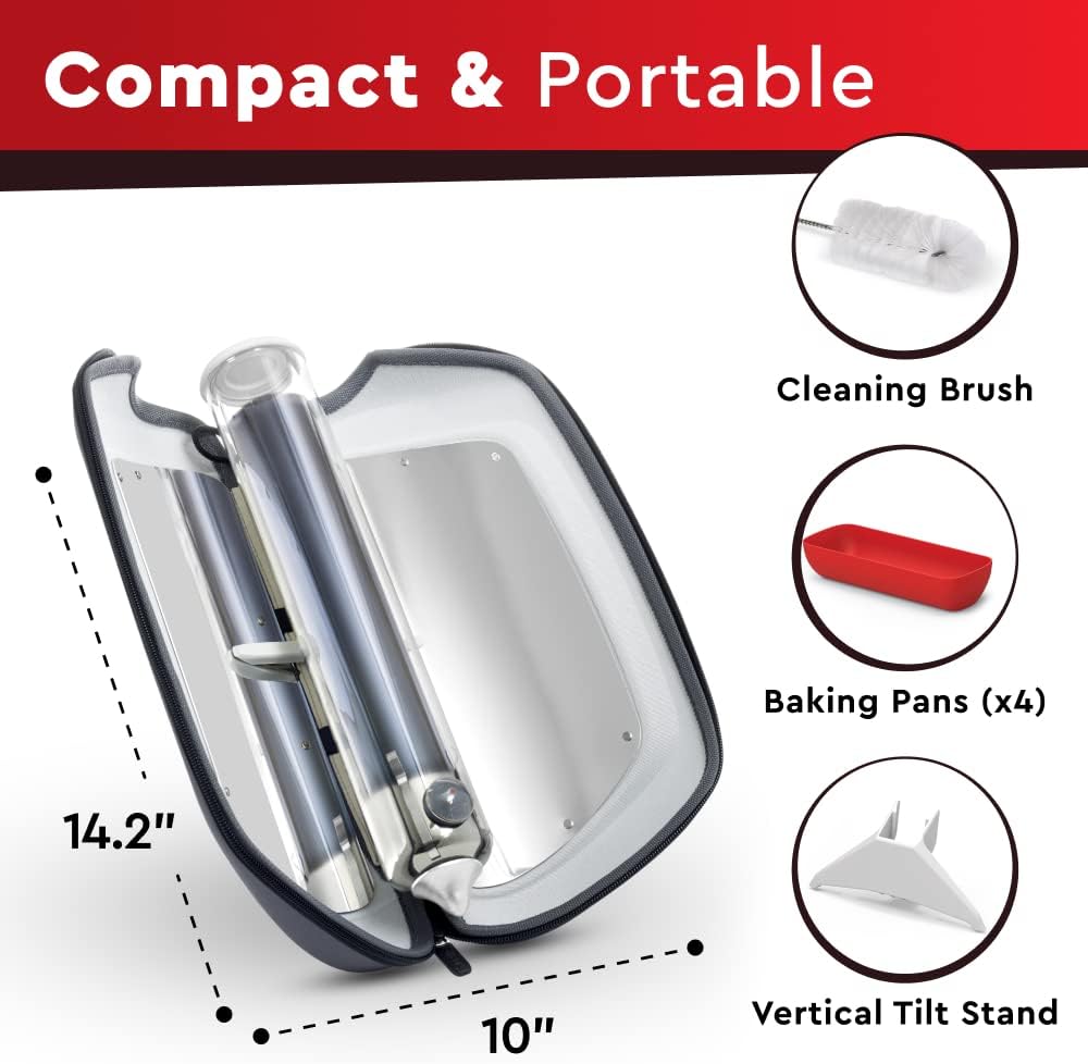 Portable Camping Stove for 0.9 L Food Silver V31721