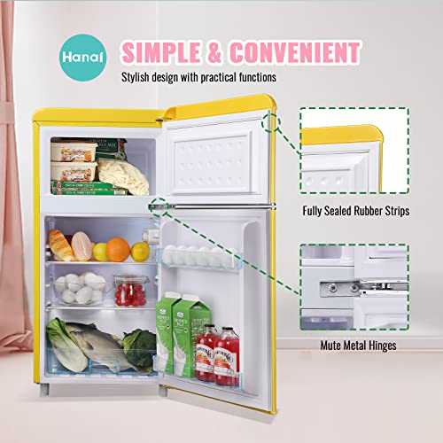 Mini Fridge with Freezer Dual Door Y64891