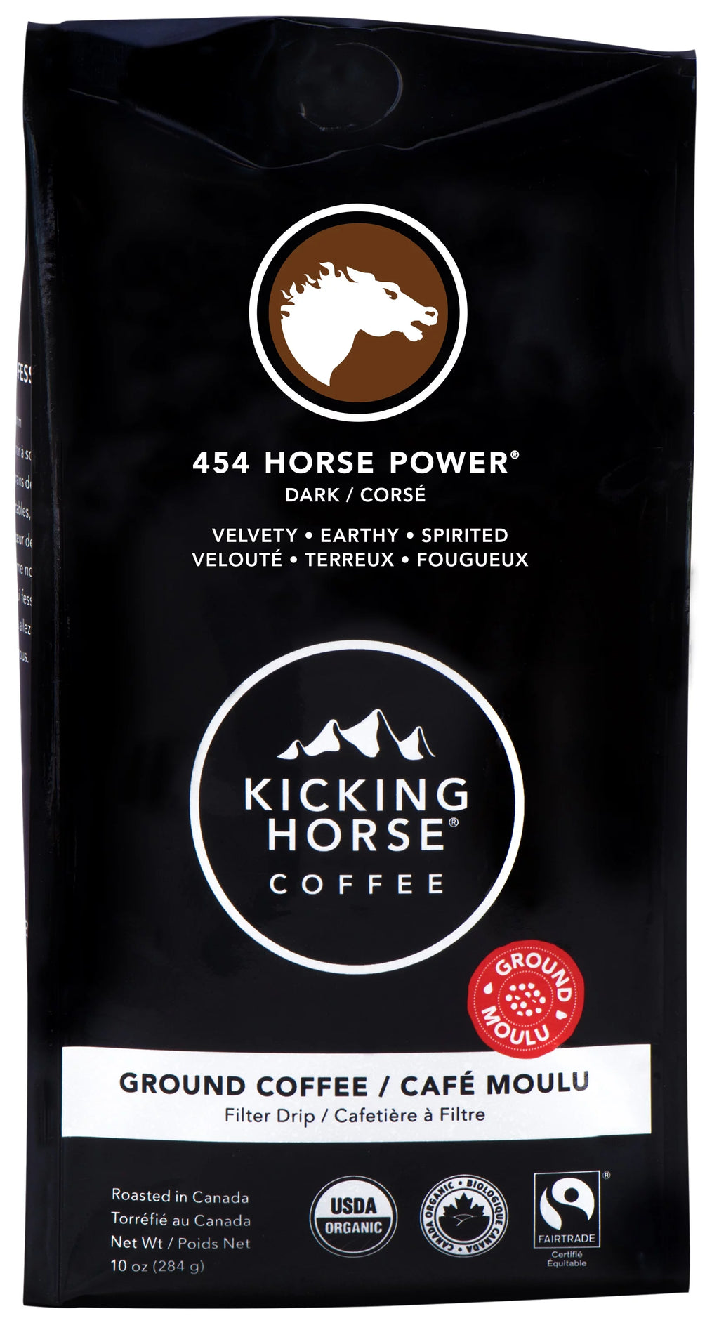 Dark Roast Ground Coffee, 10 oz Z202689
