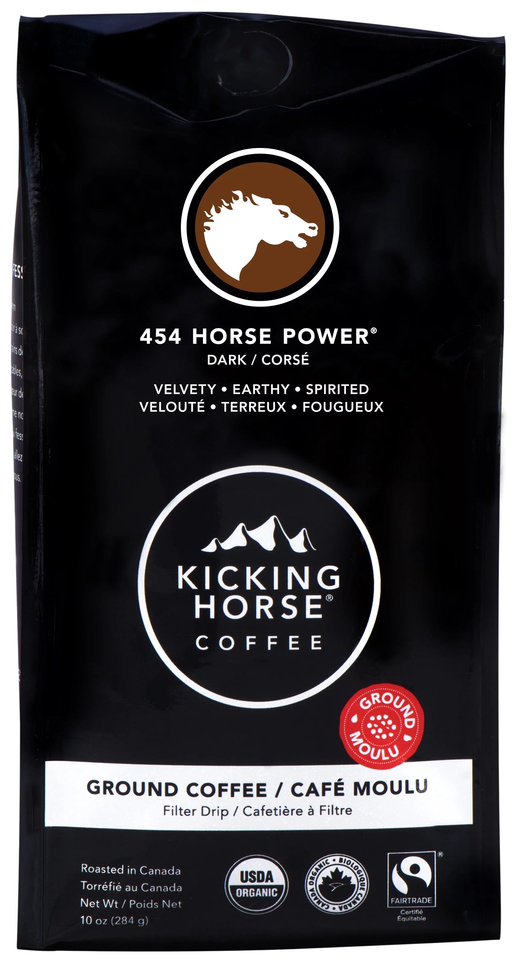 Dark Roast Ground Coffee, 10 oz Z202689