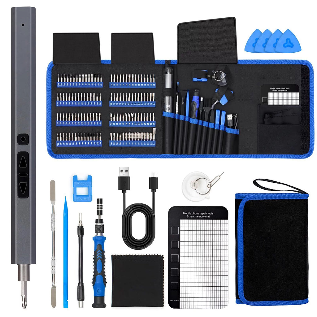 144 in 1 Electric Precision Screwdriver with Magnetic Bits G10044