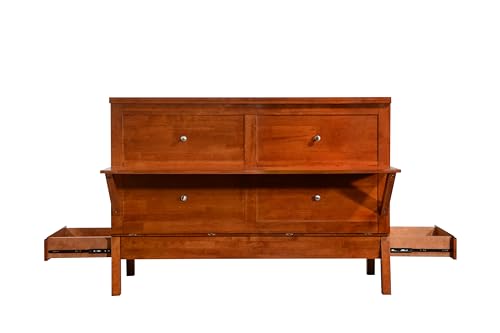 Queen Size Murphy Cabinet Chest Desk Bed with Drawers G625