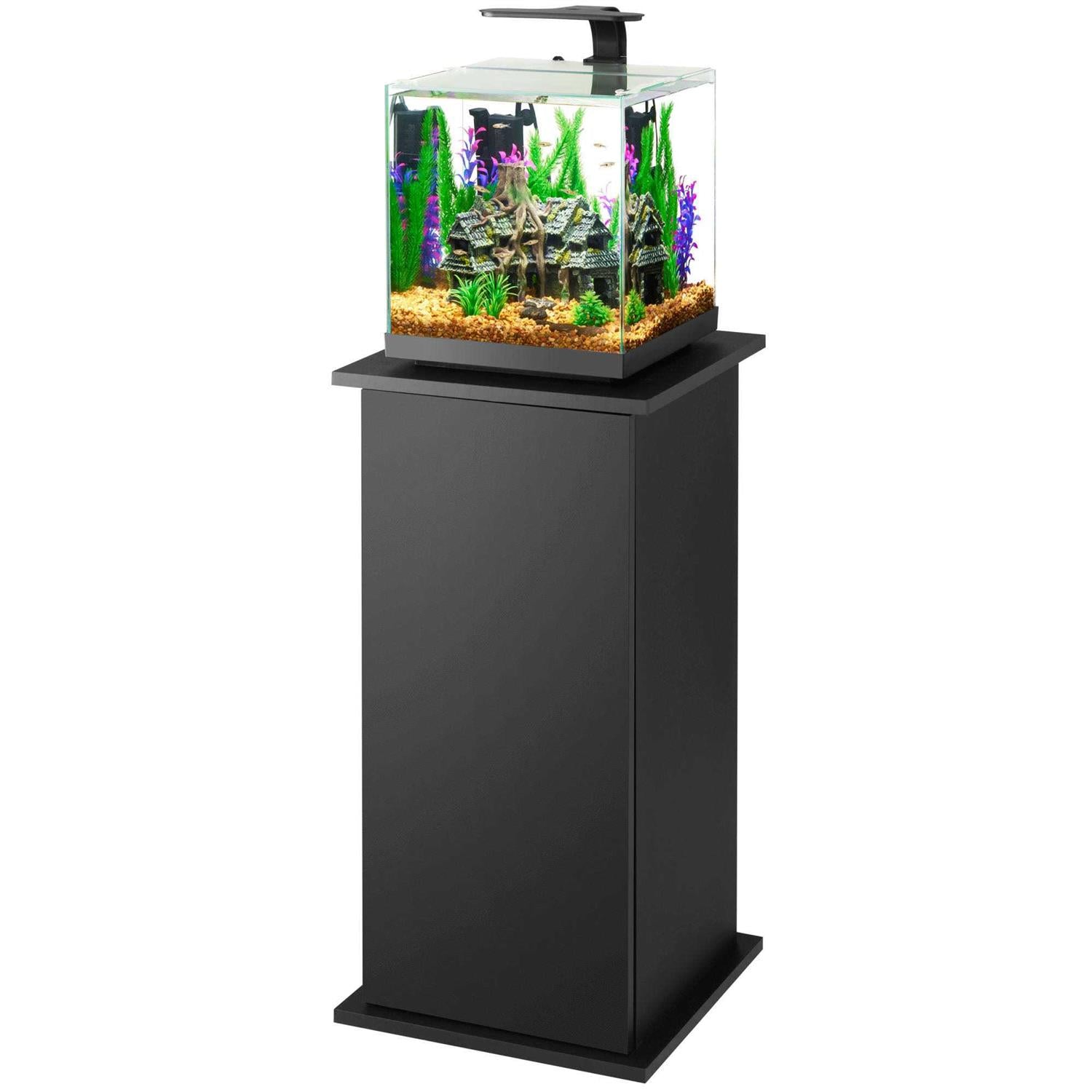 Black Pedestal Aquarium Stand Y383940