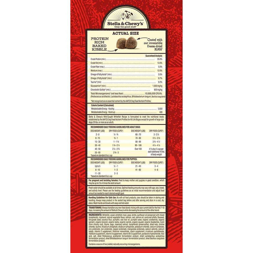 Raw Coated Dog Kibble Wild Caught Whitefish E2720