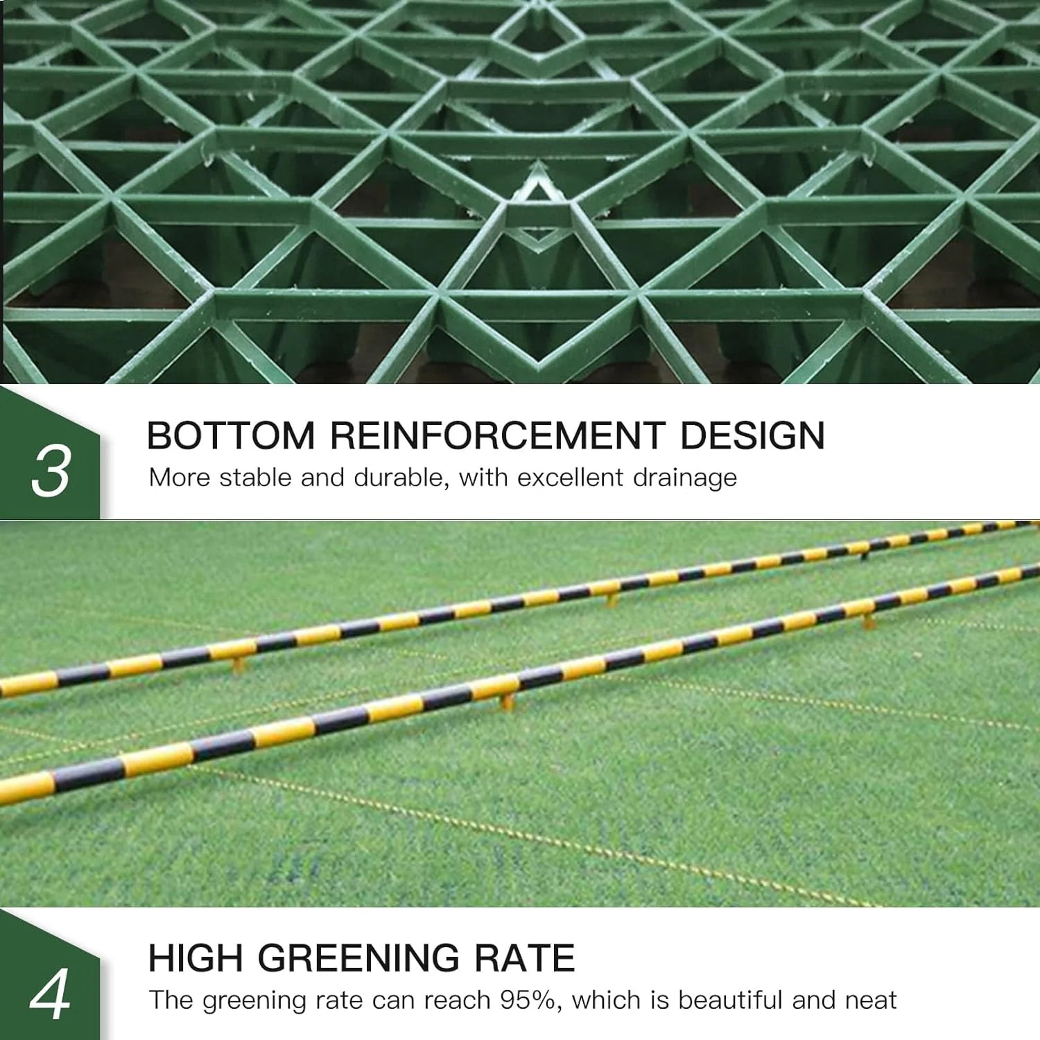 2.3" Depth Permeable Paver System, Pack of 6 G81658