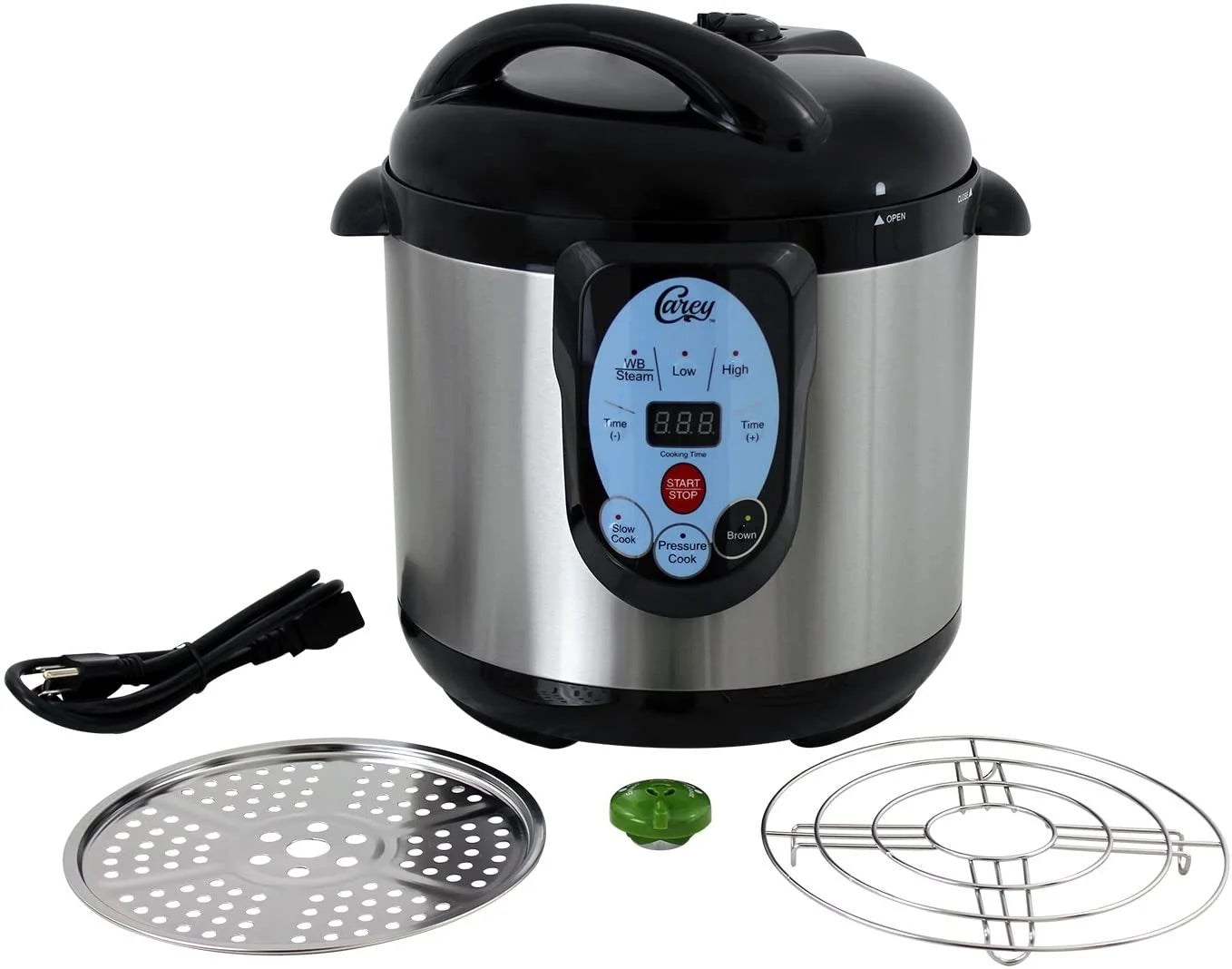9.5 Qt Stainless Steel Electric Pressure Cooker and Canner S90380