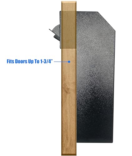 Black Galvanized Steel Locking Mailbox Door Drop Box E33249