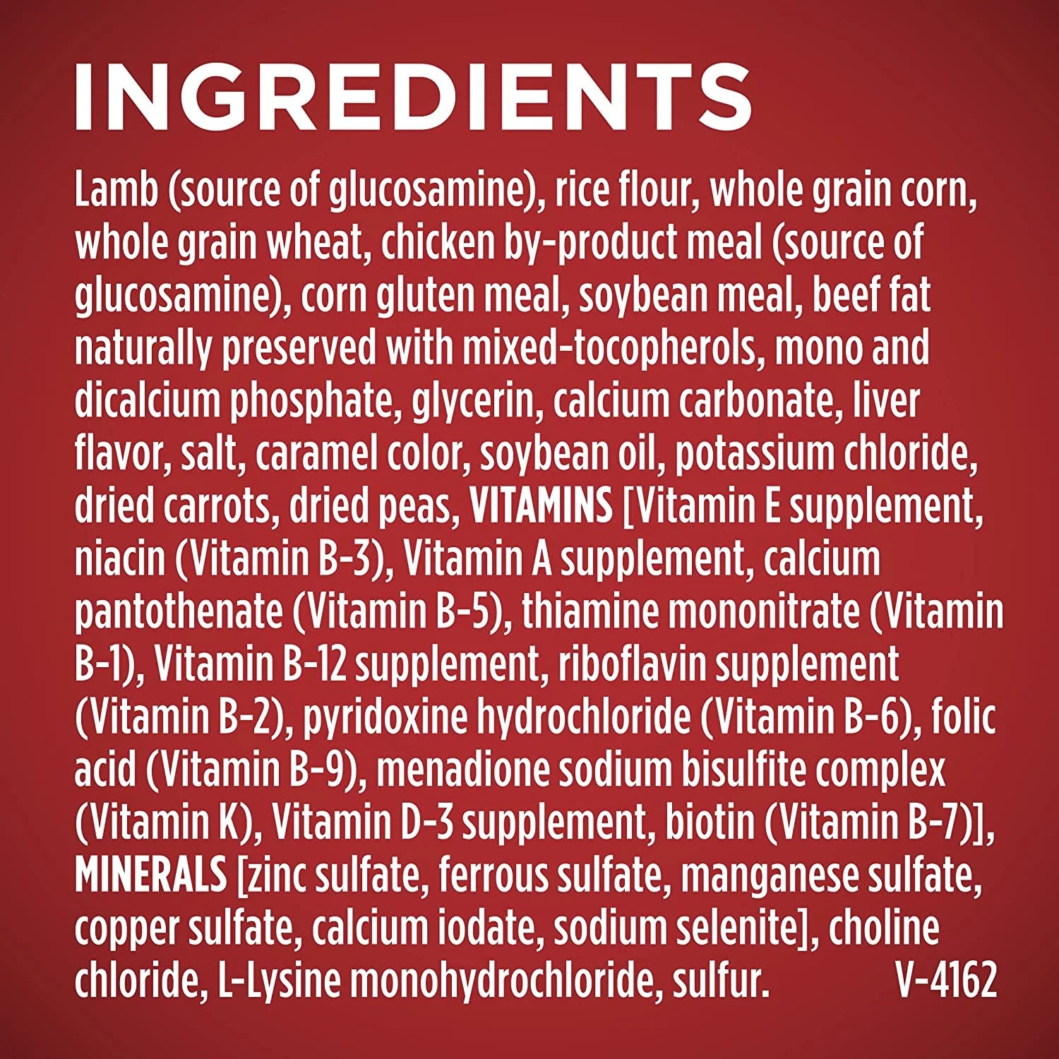 Natural Adult Lamb & Rice Dry Dog Food J746135