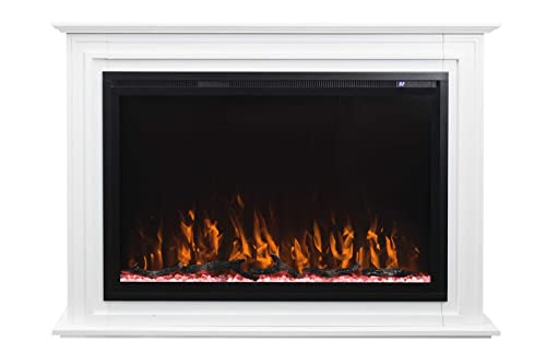 Smart Electric Fireplace with Mantel N72688