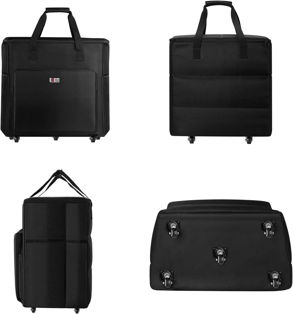 Desktop PC Computer Travel Storage Carrying Case Bag with Wheels (27 Inch) N3979