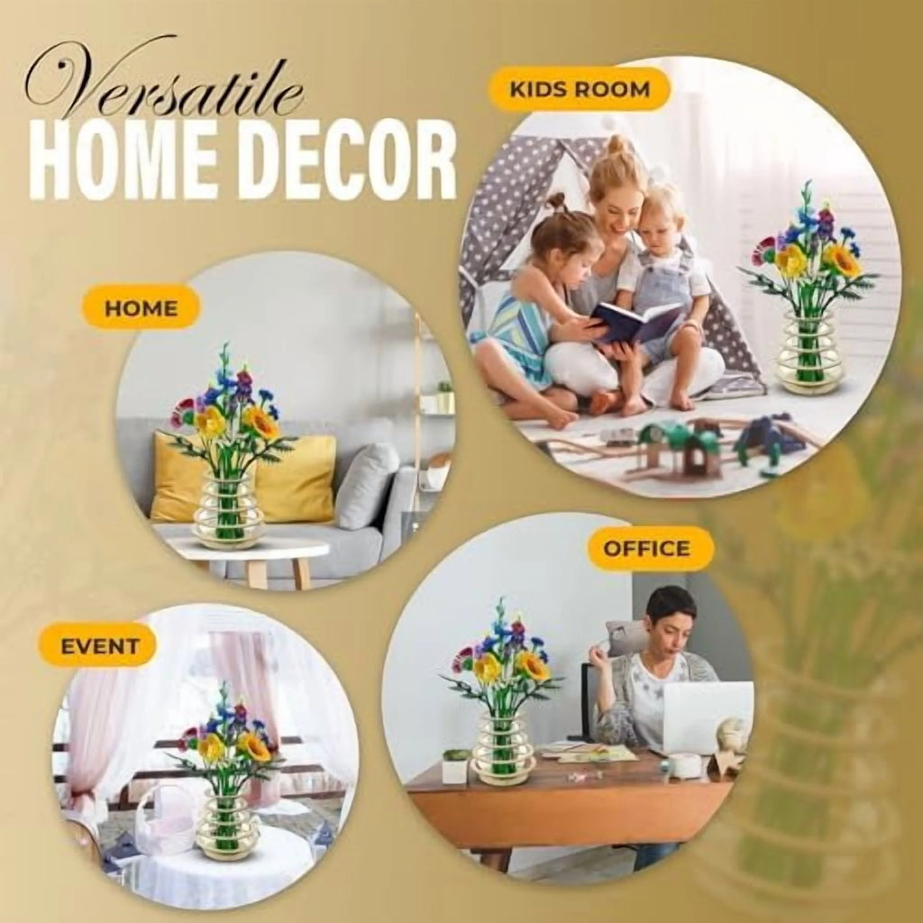 Wooden Vase for Lego Flowers E29592