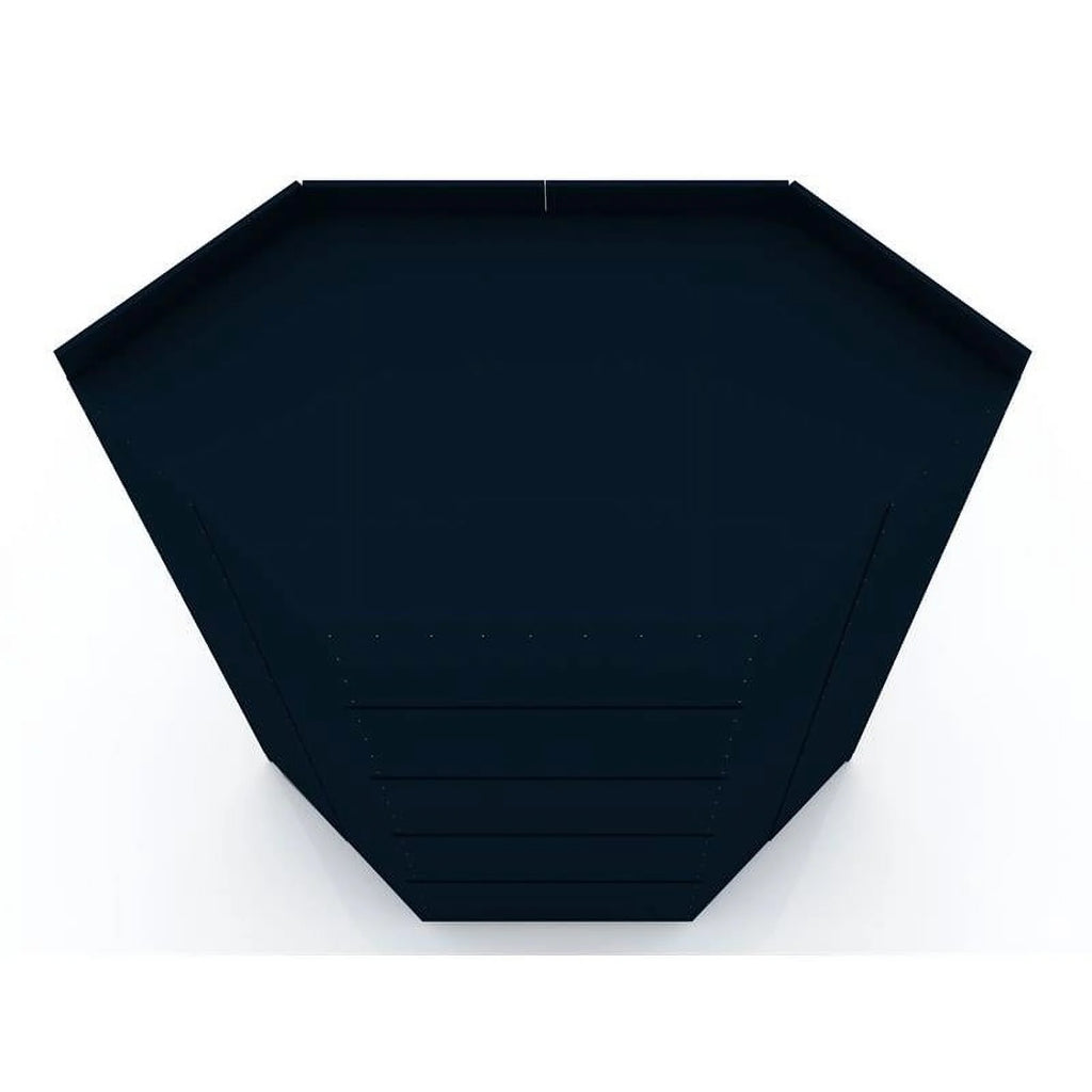 Midnight Blue Wood Corner Wardrobe Closet H794685