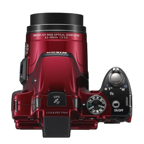Red 16.1 MP Digital Camera with 42x Zoom F637