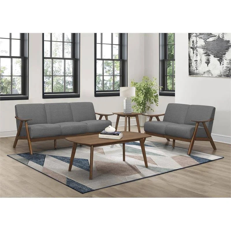 Gray Loveseat P210