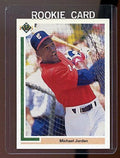 1991 Upper Deck Michael Jordan Chicago Bulls Baseball Rookie Card I151