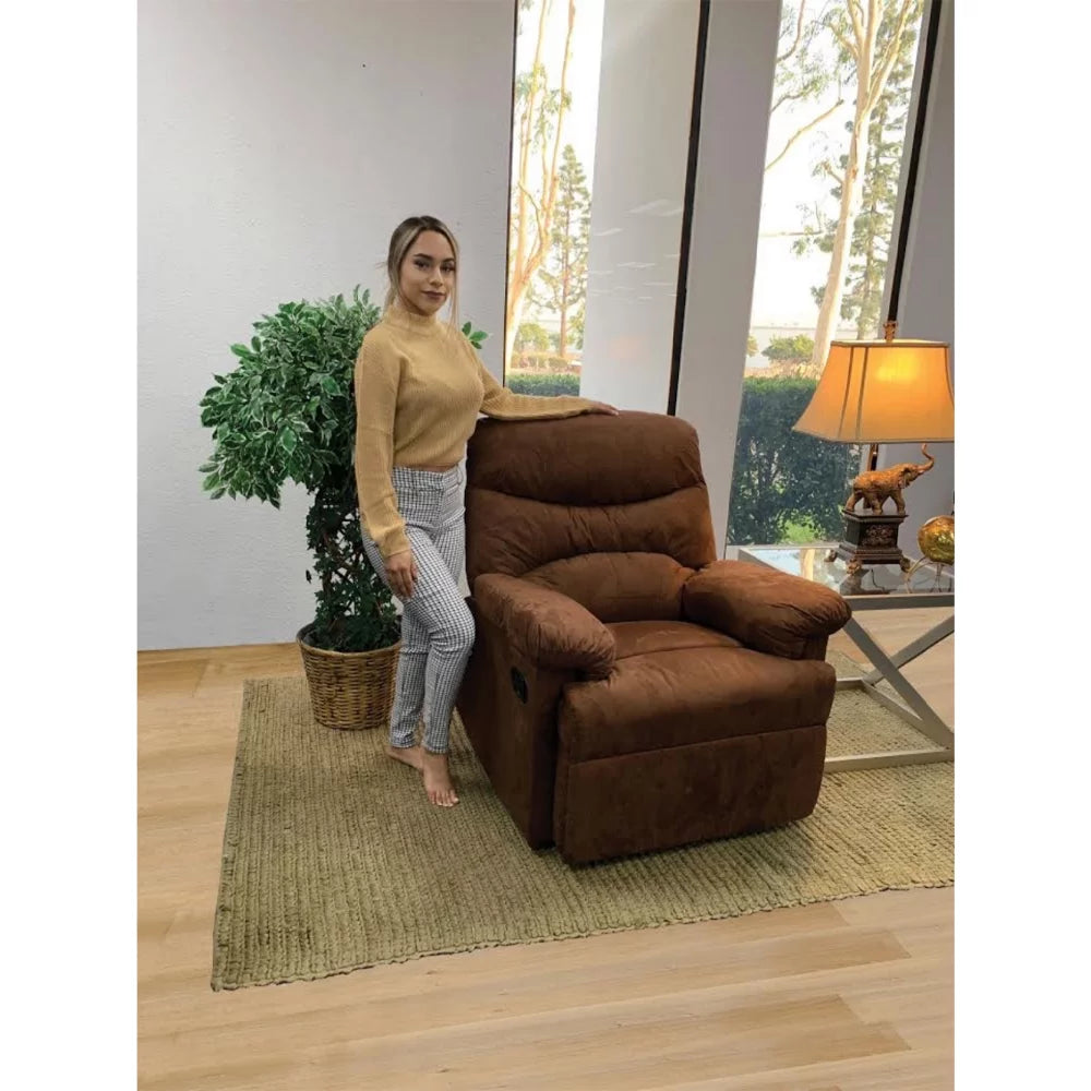 Chocolate Microfiber Recliner H191