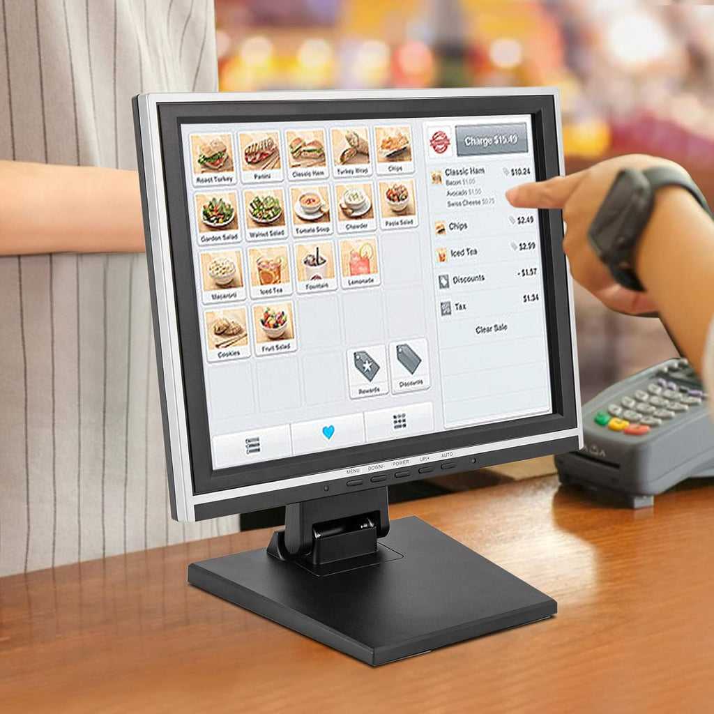 15" LCD Touch Screen Monitor with Adjustable Multi-Touch USB Interface M300504