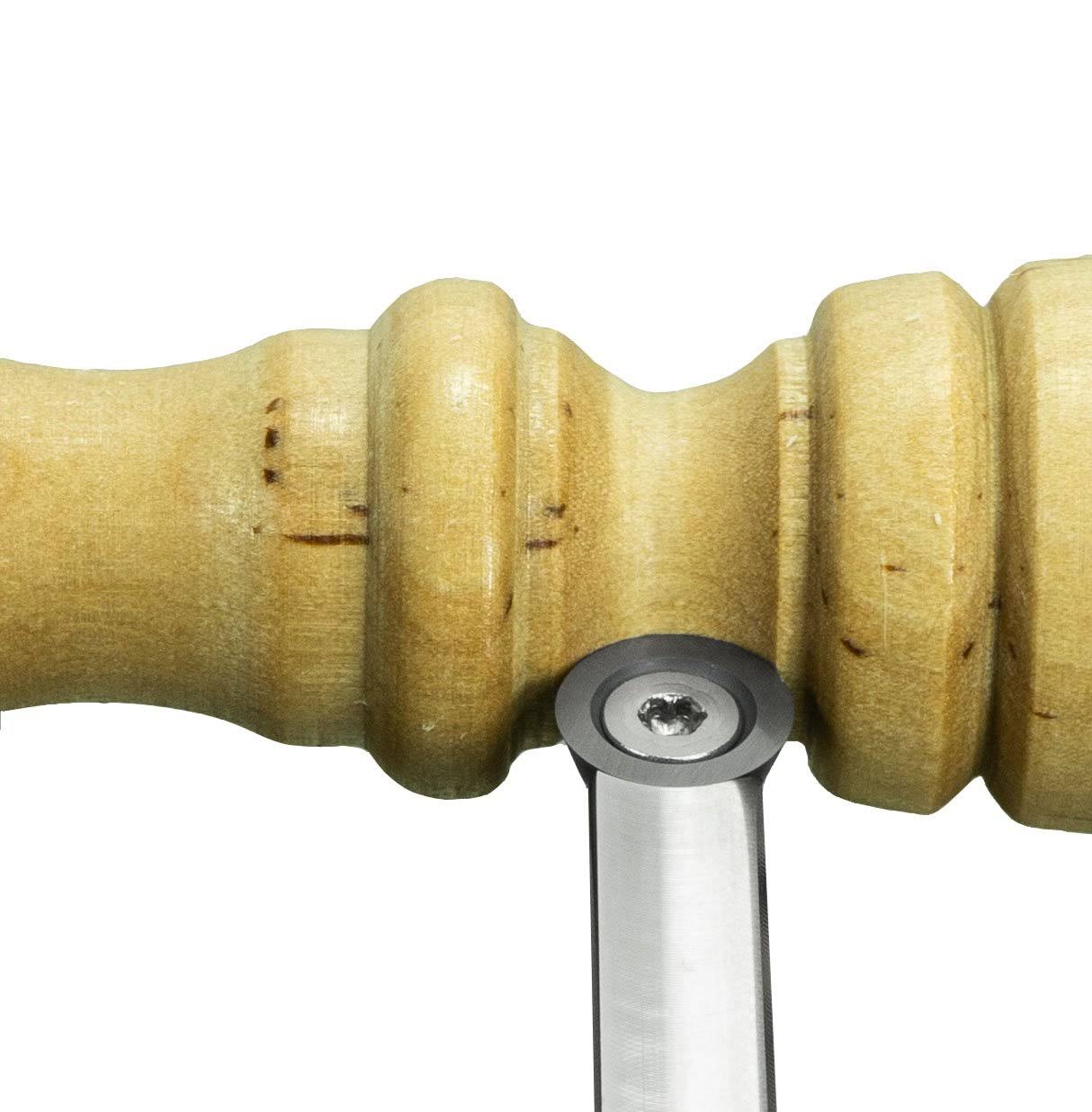 5 Carbide Woodturning Tools with Interchangeable Handle Q360