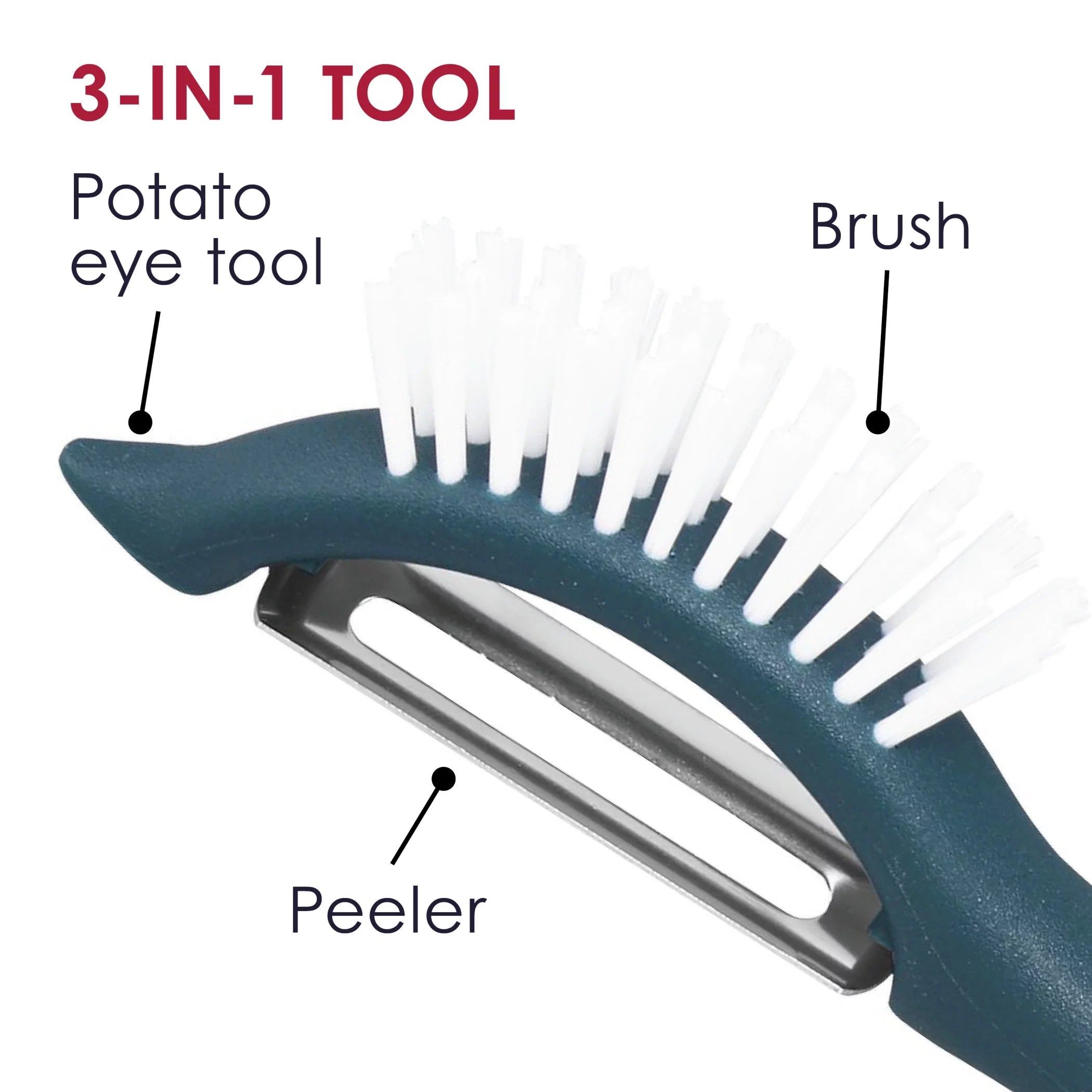 3-Piece Sea Salt Gray Kitchen Prep Set V75863