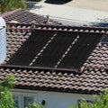 28" X 20' ft Black Solar Panel System Heating Swimming Pool X9731