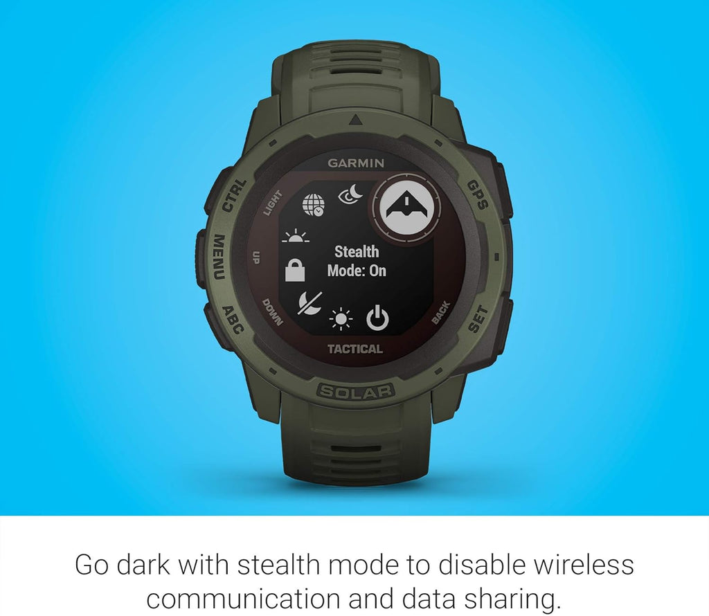 Moss Green Solar-Powered Rugged Outdoor Smartwatch K451394